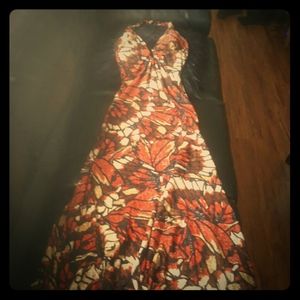 Semi-formal floor length dress